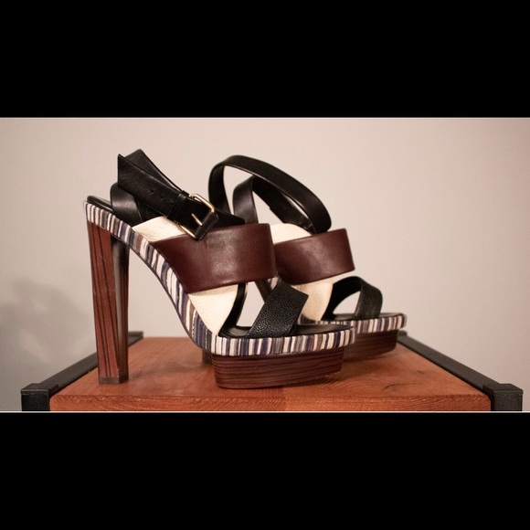 Balenciaga-Nicolas Ghesquière patchwork platforms - Picture 1 of 7